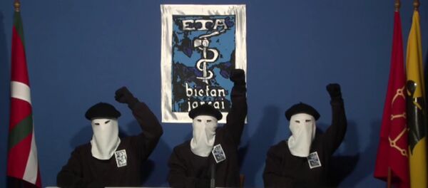 Masked members of the Basque militant group ETA - Sputnik Brasil
