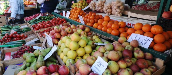 Mercado de frutas em Rostov no Don Mercado de frutas em Rostov no Don - Sputnik Brasil