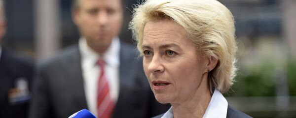 Ministra da Defesa alemã Ursula von der Leyen - Sputnik Brasil