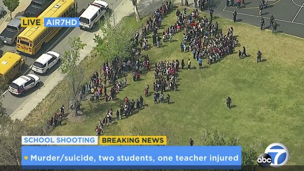 School Shooting in San Bernardino - Sputnik Brasil