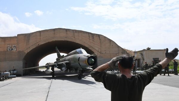 Base aérea de Shayrat na Síria (foto de arquivo) - Sputnik Brasil