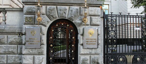 Die russische Botschaft in Berlin - Sputnik Brasil