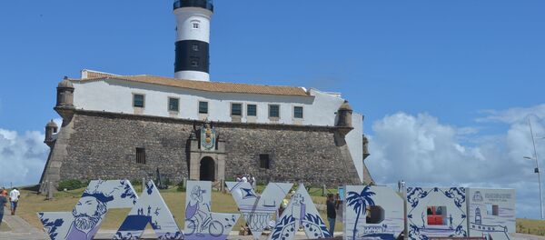 Forte de Santo Antônio da Barra (Farol da Barra), Salvador, Bahia Forte de Santo Antônio da Barra (Farol da Barra), Salvador, Bahia - Sputnik Brasil