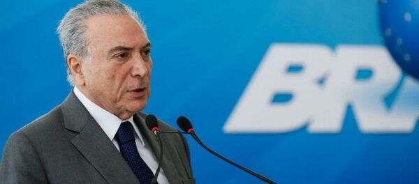Presidente Michel Temer - Sputnik Brasil