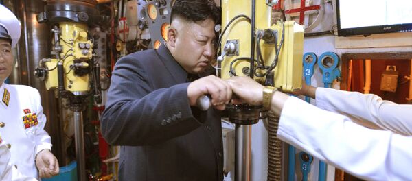 Líder da Coreia do Norte Kim Jong-un - Sputnik Brasil