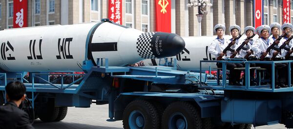 Mísseis norte-coreanos Mísseis norte-coreanos - Sputnik Brasil