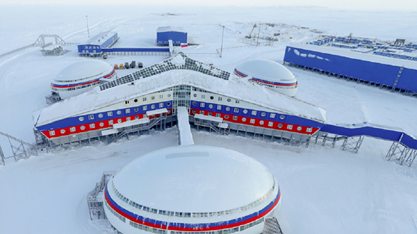 Nova base russa Trifólio Ártico (foto de arquivo). - Sputnik Brasil