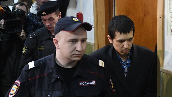 Abror Azimov no tribunal Basmany em Moscou, 18 de abril de 2017 - Sputnik Brasil