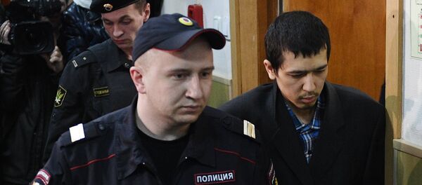 Abror Azimov no tribunal Basmany em Moscou, 18 de abril de 2017 - Sputnik Brasil