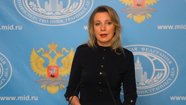 A porta-voz da Chancelaria russa, Maria Zakharova - Sputnik Brasil