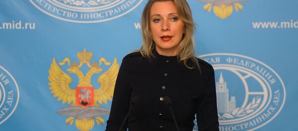 A porta-voz da Chancelaria russa, Maria Zakharova A porta-voz da Chancelaria russa, Maria Zakharova - Sputnik Brasil
