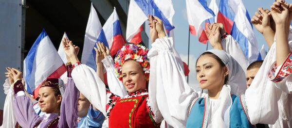 Celebrations of the Crimea National Flag Day in Simferopol - Sputnik Brasil