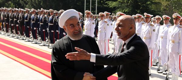 Encontro dos presidentes Hassan Rouhani e Ashraf Ghani - Sputnik Brasil