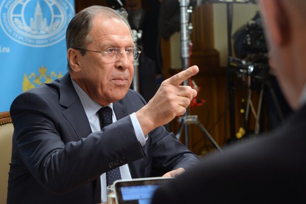 Entrevista de Lavrov - Sputnik Brasil