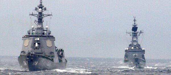 Navios de guerra japoneses (à esquerda - Ashigara) - Sputnik Brasil