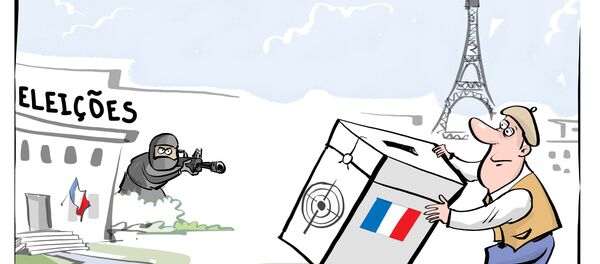 Eleições presidenciais franceses na mira do Daesh - Sputnik Brasil