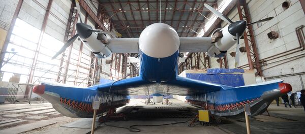 Ecranoplano russo Orion-20 - Sputnik Brasil