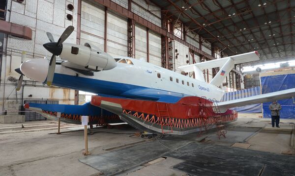 'Monstro do Cáspio': National Interest se impressiona com ressurgimento de ecranoplano russo - Sputnik Brasil