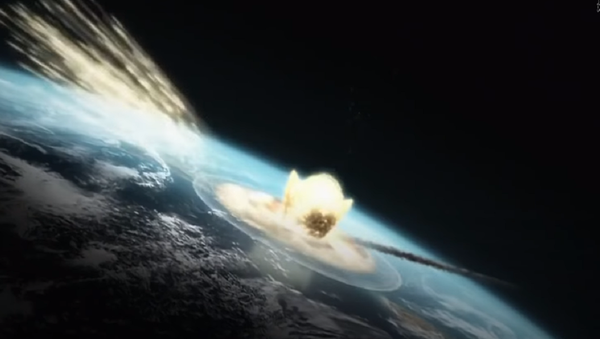 Asteroide atinge a Terra - Sputnik Brasil