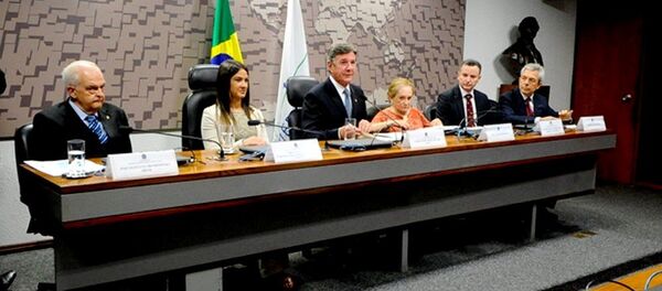 Comissão de Relações Exteriores (CRE) do Seando durante audiência sobre a situação da Rússia e seu papel na geopolítica mundial - Sputnik Brasil