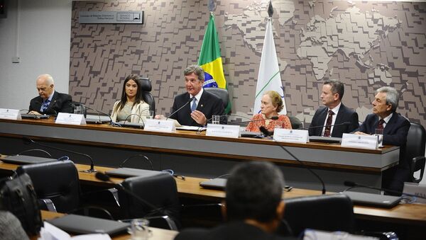 A Comissão de Relações Exteriores e Defesa Nacional (CRE) promove audiência pública para debater a influência da Rússia no cenário geopolítico mundial - Sputnik Brasil