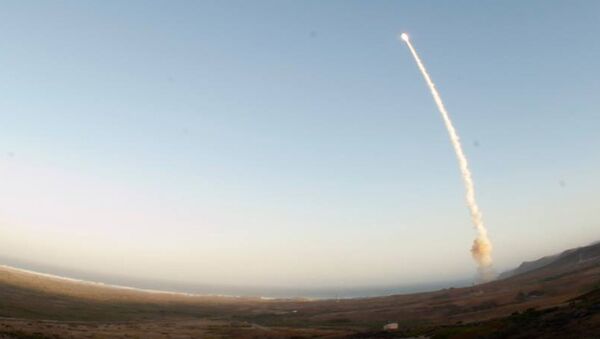 Lançamento de míssil balístico Minuteman III (imagem referencial) - Sputnik Brasil