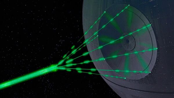 O super laser usado na saga de George Lucas Guerra nas Estrelas para destruir planetas inteiros - Sputnik Brasil