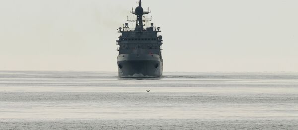 Navio de desembarque do projeto 11711, Ivan Gren, foto de arquivo - Sputnik Brasil