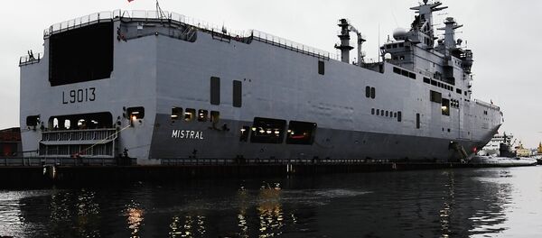 Navio Mistral francês - Sputnik Brasil