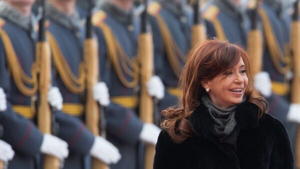Presidenta da Argentina, Cristina Kirchner, desembarca em Moscou - Sputnik Brasil