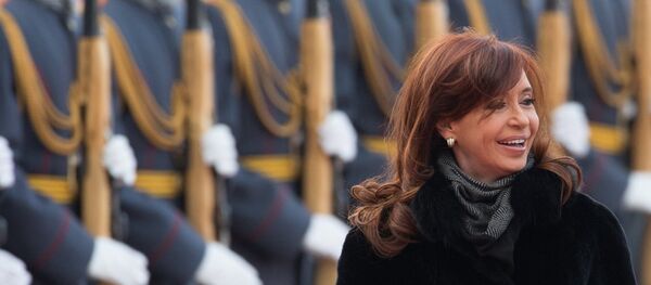 Presidenta da Argentina, Cristina Kirchner, desembarca em Moscou - Sputnik Brasil