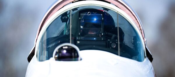 O caça MiG-29 do grupo de pilotagem Strizhi no aeroporto militar de Kubinka. - Sputnik Brasil