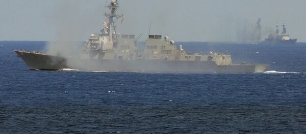 O destróier USS Oscar Austin (DDG 79) da classe Arleigh Burke - Sputnik Brasil