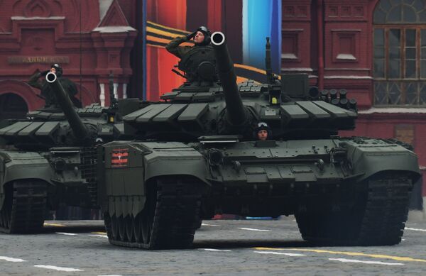Tanque T-72B3 na Parada da Vitória (foto de arquivo) - Sputnik Brasil