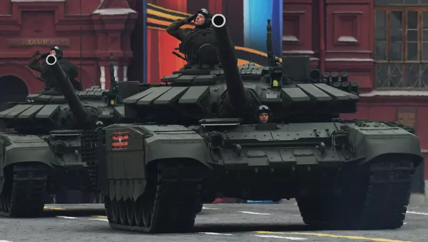 Tanque T-72B3 na Parada da Vitória (foto de arquivo) - Sputnik Brasil