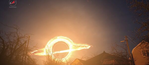 Vista de um buraco negro - Sputnik Brasil