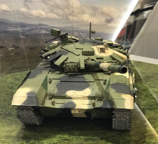 Maqueta de tanque - Sputnik Brasil