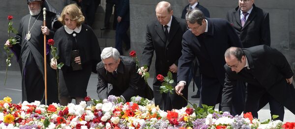 Visita de Vladimir Putin na capital da Armênia, Erevan - Sputnik Brasil