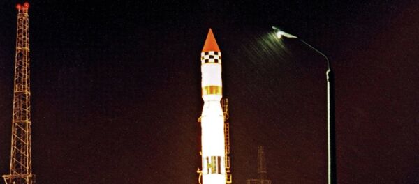 Foguete Cyclon-3, lançado do cosmódromo de Plesetsk. - Sputnik Brasil