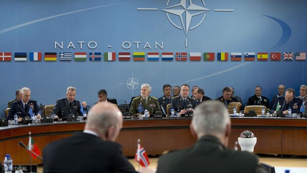 O presidente do Comitê Militar da OTAN, o general tcheco Petr Pavel, durante um encontro da organização em Bruxelas (arquivo) - Sputnik Brasil