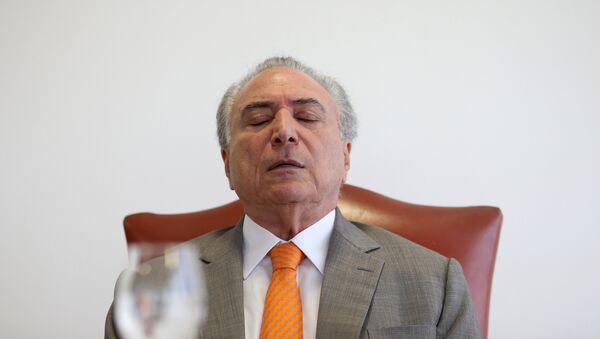 Michel Temer, presidente do Brasil - Sputnik Brasil