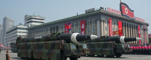 Mísseis norte-coreanos - Sputnik Brasil