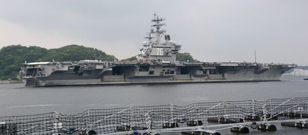 USS Ronald Reagan, porta-aviões norte-americano USS Ronald Reagan, porta-aviões norte-americano - Sputnik Brasil