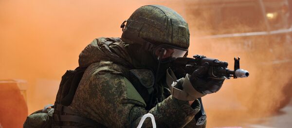 Exercícios militares das forças especiais russas (foto de arquivo) - Sputnik Brasil