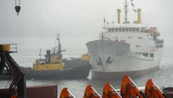Primeiro navio da Coreia do Norte chega ao porto russo de Vladivostok - Sputnik Brasil