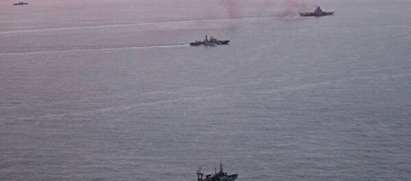 Grupo naval de combate da Frota do Norte da Rússia - Sputnik Brasil