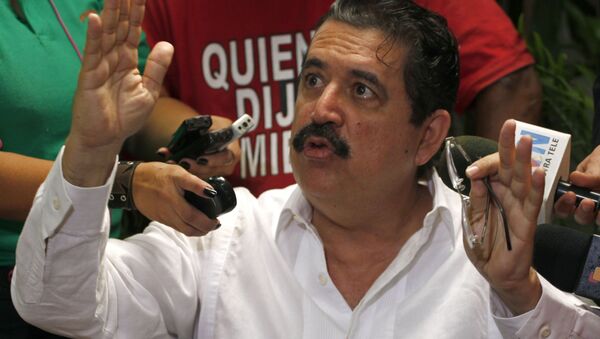 Ex-presidente de Honduras, Manuel Zelaya, em maio de 2009 - Sputnik Brasil
