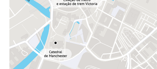 Atentado em Manchester: confira o mapa - Sputnik Brasil