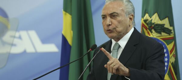 Consultoria prevê que quadro político continuará desfavorável para Temer - Sputnik Brasil