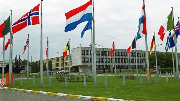 Sede da Organização do Tratado do Atlântico Norte (OTAN) em Bruxelas, na Bélgica (arquivo) - Sputnik Brasil